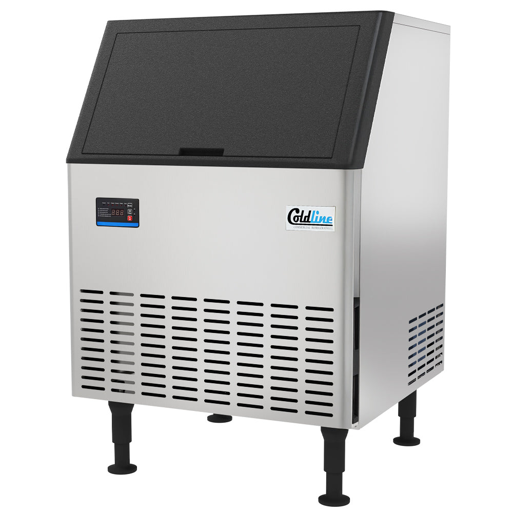 Coldline ICE280Y 280 lb. Commercial Half Cube Ice Machine with 80 lb. Bin, Air Cooled