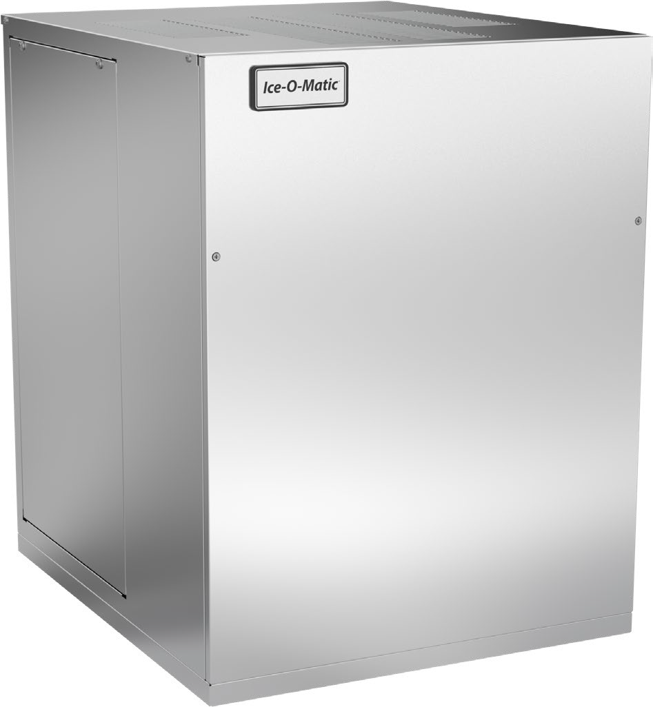 Ice-O-Matic HEM1306A90 Quartz nugget ice machine head, front angle view