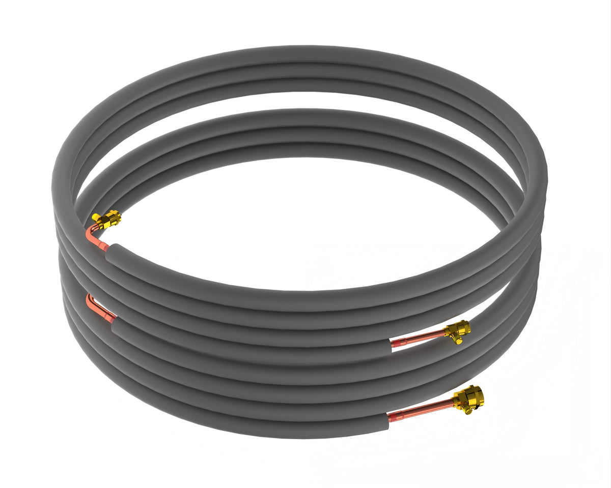 Ice-O-Matic RL49-25 precharged line set, coiled insulated tubing with fittings