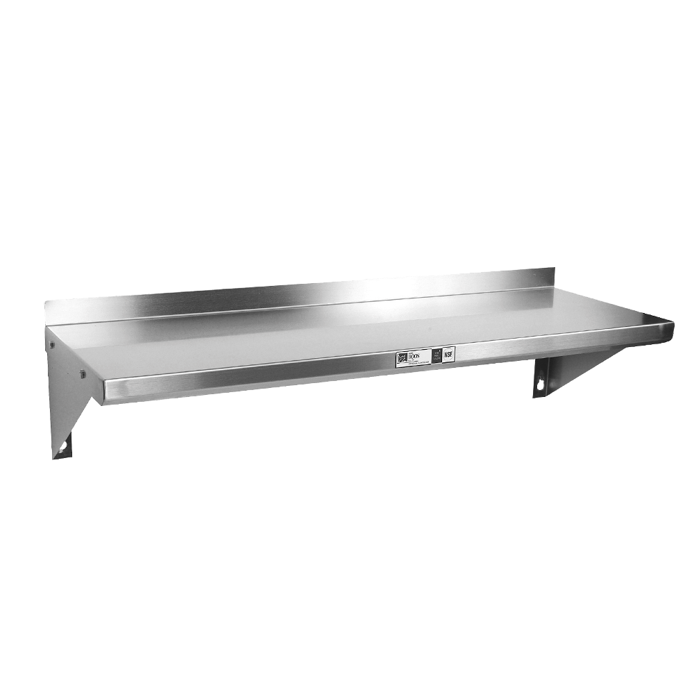 John Boos BHS1824-14/304 Stainless Steel Wall Mounted Shelf - 24"W x 18"D