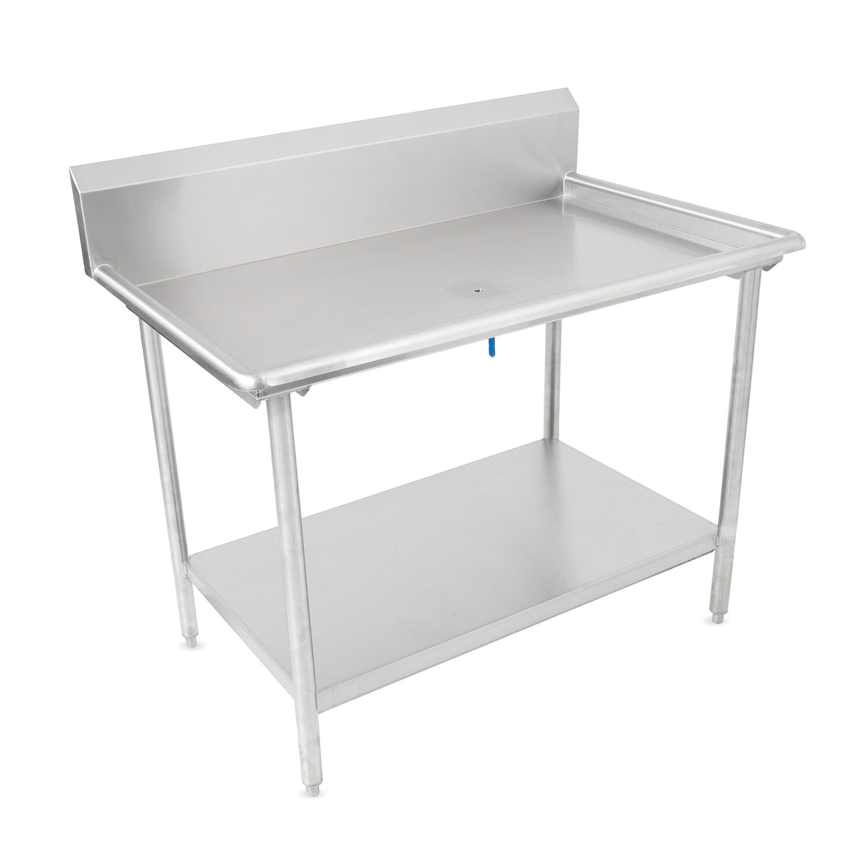 John Boos DST6R10-3049SSW 48" Dishtable Sorting Table w/ 2-1/4" Rolled Edge, 10" Backsplash