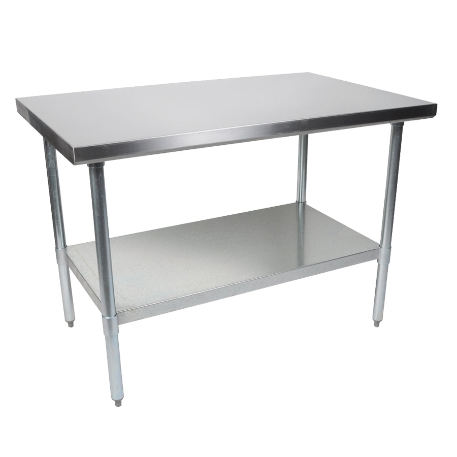 John Boos FBLG9624-X Economy Work Table, 96"W X 24"D