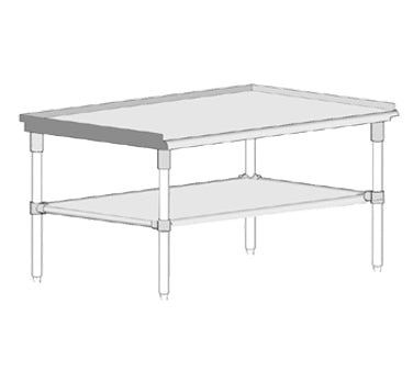 John Boos GS6-3072GSK-X Equipment Stand, 72"W X 30"D X 24"H