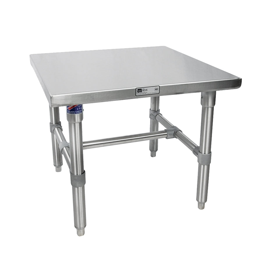 John Boos S16MS02-X Machine Stand, Open Base, 24" W X 24" L X 20" H