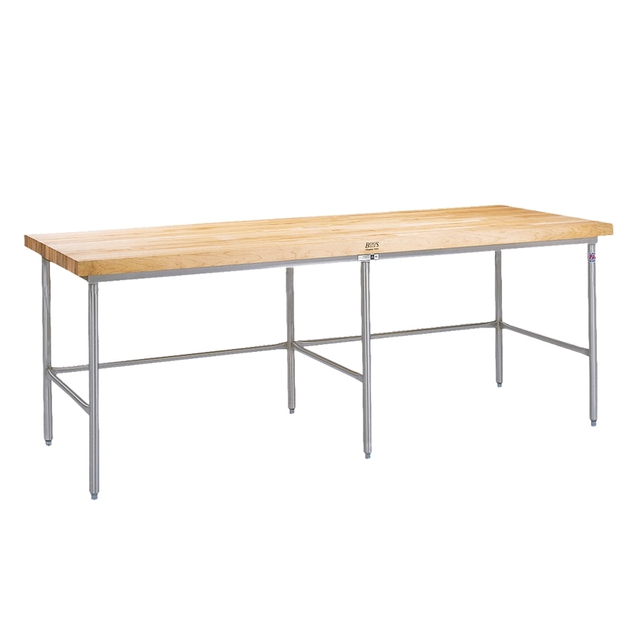 John Boos SBO-S19 Baker'S Table Frame, Fits 120"W X 48"D Top, Without Bin Stops