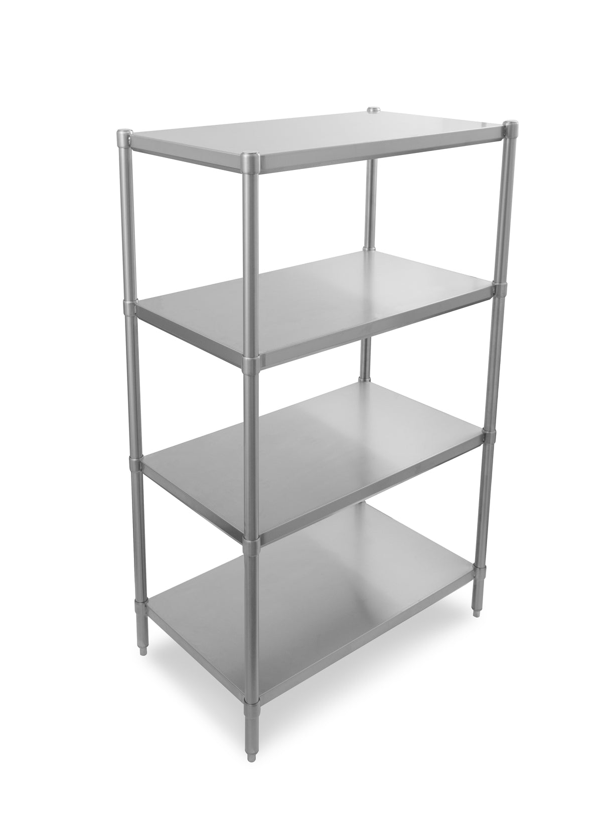 John Boos SUS-184272-4 Stainless Steel 4 Shelf Dry Storage Shelving Unit - 42" x 18" x 72"