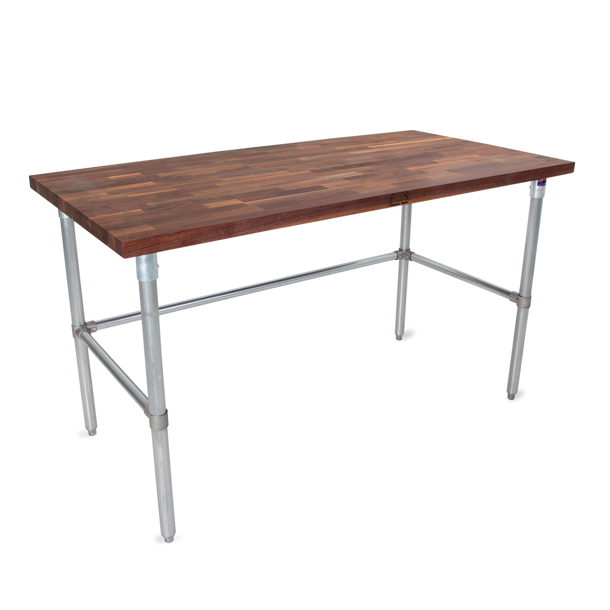 John Boos WAL-JNB09-O Work Table, Wood Top, 60"W X 30"D X 35"H Overall Size