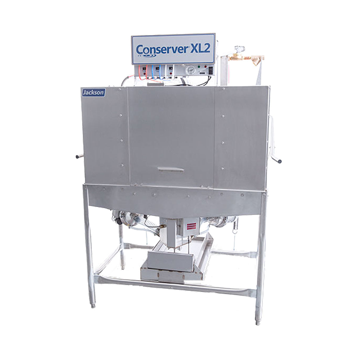 Jackson WWS CONSERVER XL2C 48" Corner Door Type Dishwasher - Double Rack, 45 Racks/Hr - Low Temp