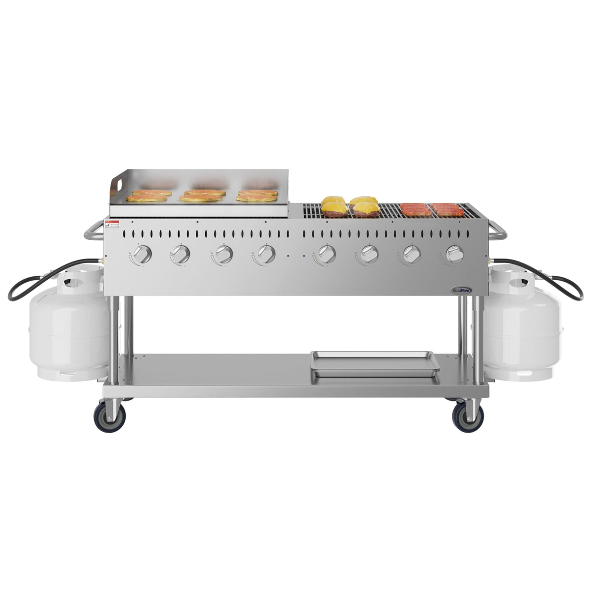 KoolMore CGKIT6-G30 60-Inch Outdoor Kitchen Propane Grill — 8 Burners