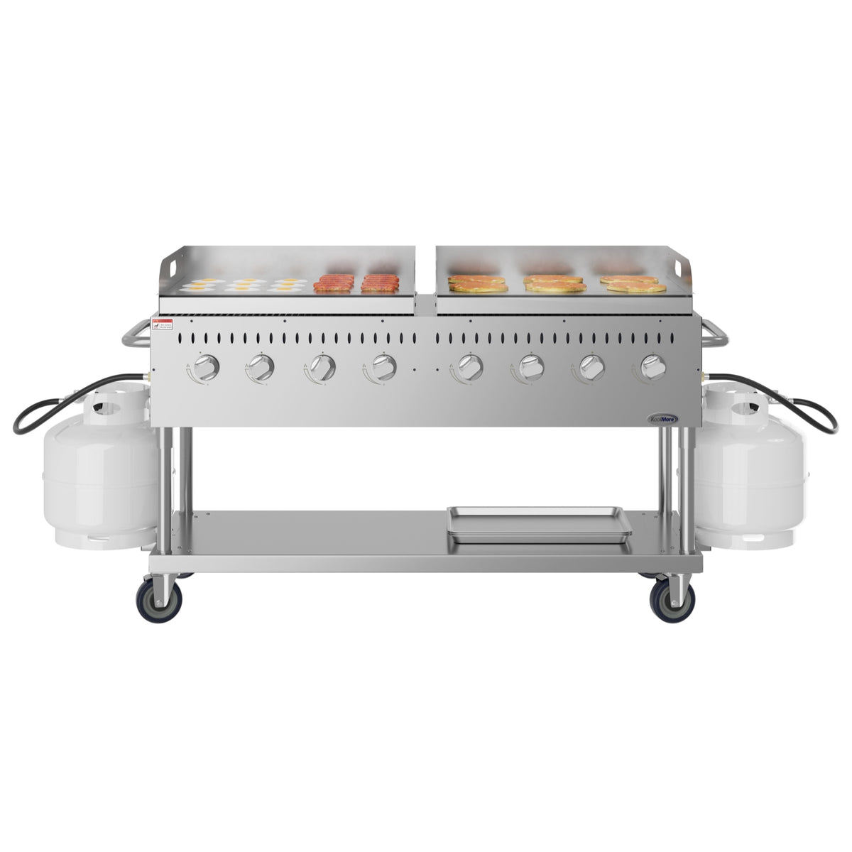 KoolMore CGKIT6-G30G30 60-Inch Outdoor Kitchen Propane Grill — 8 Burners