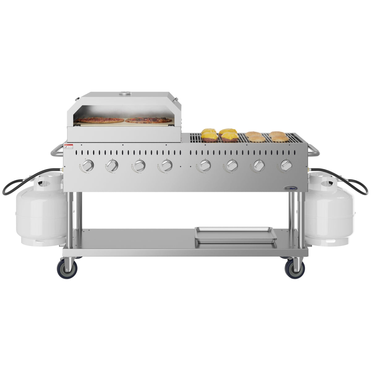 KoolMore CGKIT6-P30 60-Inch Outdoor Kitchen Propane Grill — 8 Burners