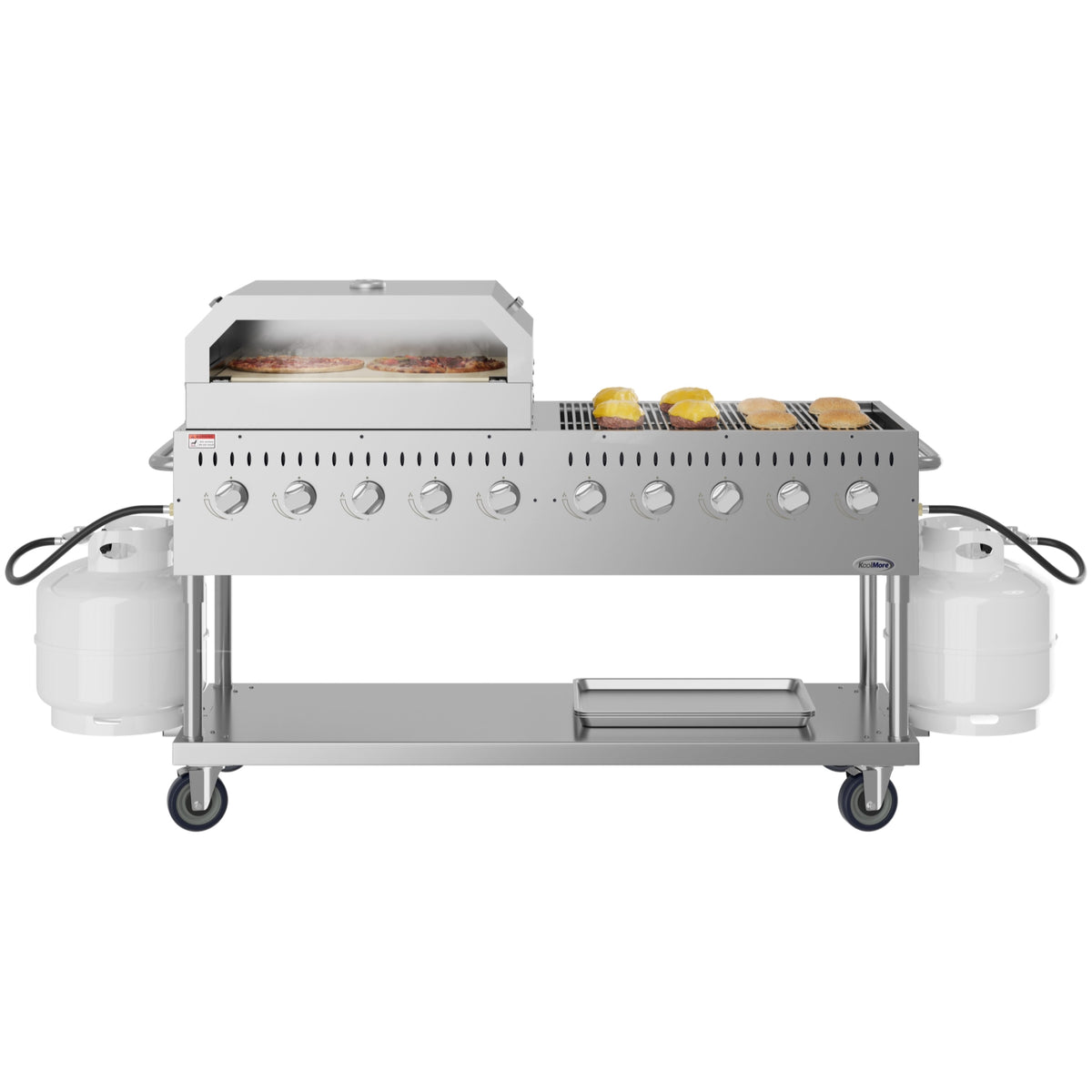 KoolMore CGKIT7-P36 72-Inch Outdoor Kitchen Propane Grill β 10 Burners