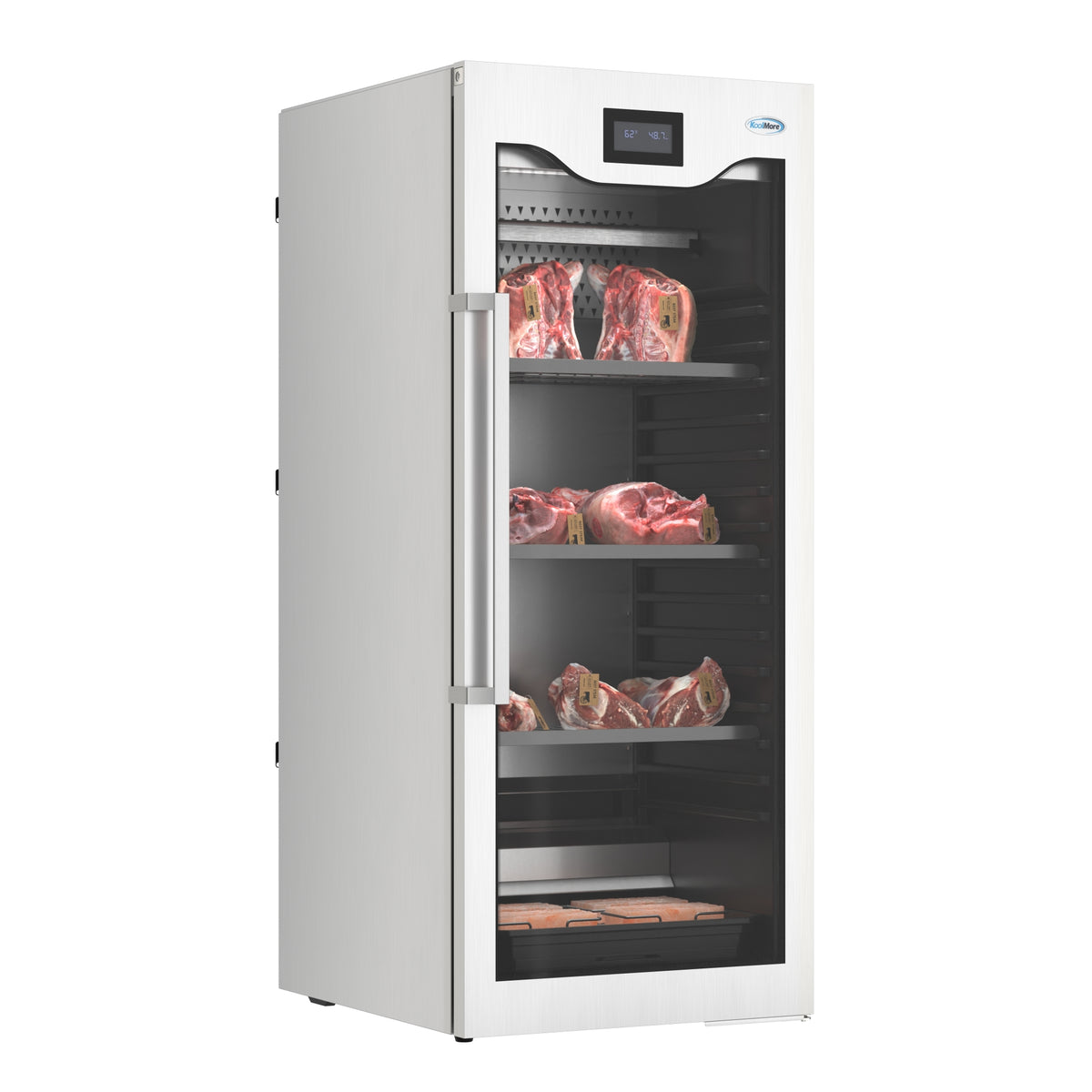KoolMore KM-AGER17 27.5-Inch Glass Door Merchandiser Refrigerator β 17 cu. ft.