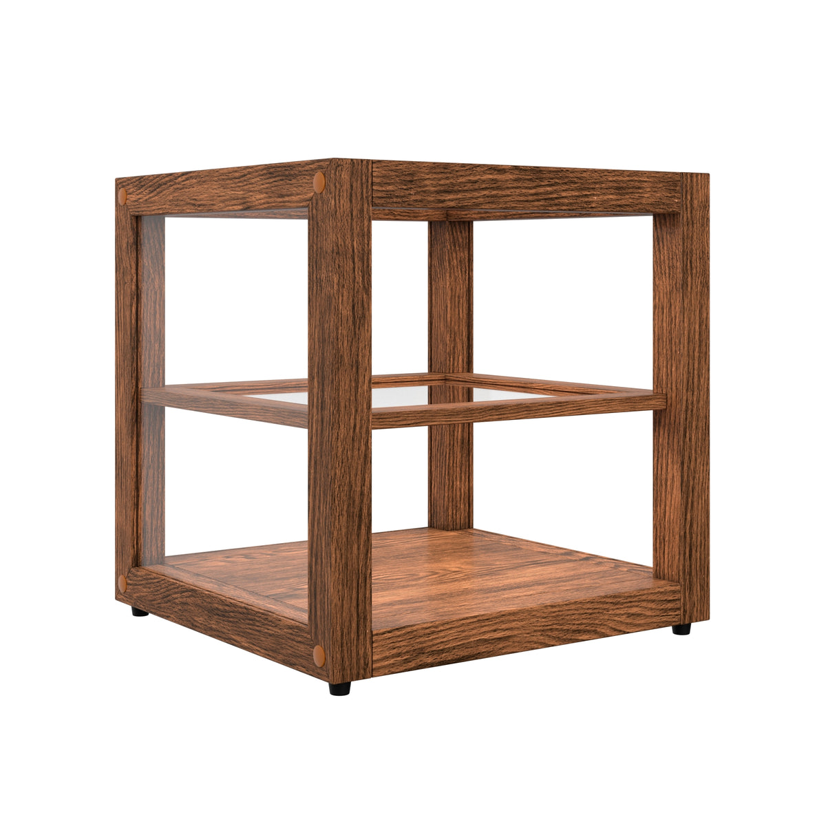KoolMore KM-BDW-15D 15-Inch Non-Refrigerated Wooden Display Case