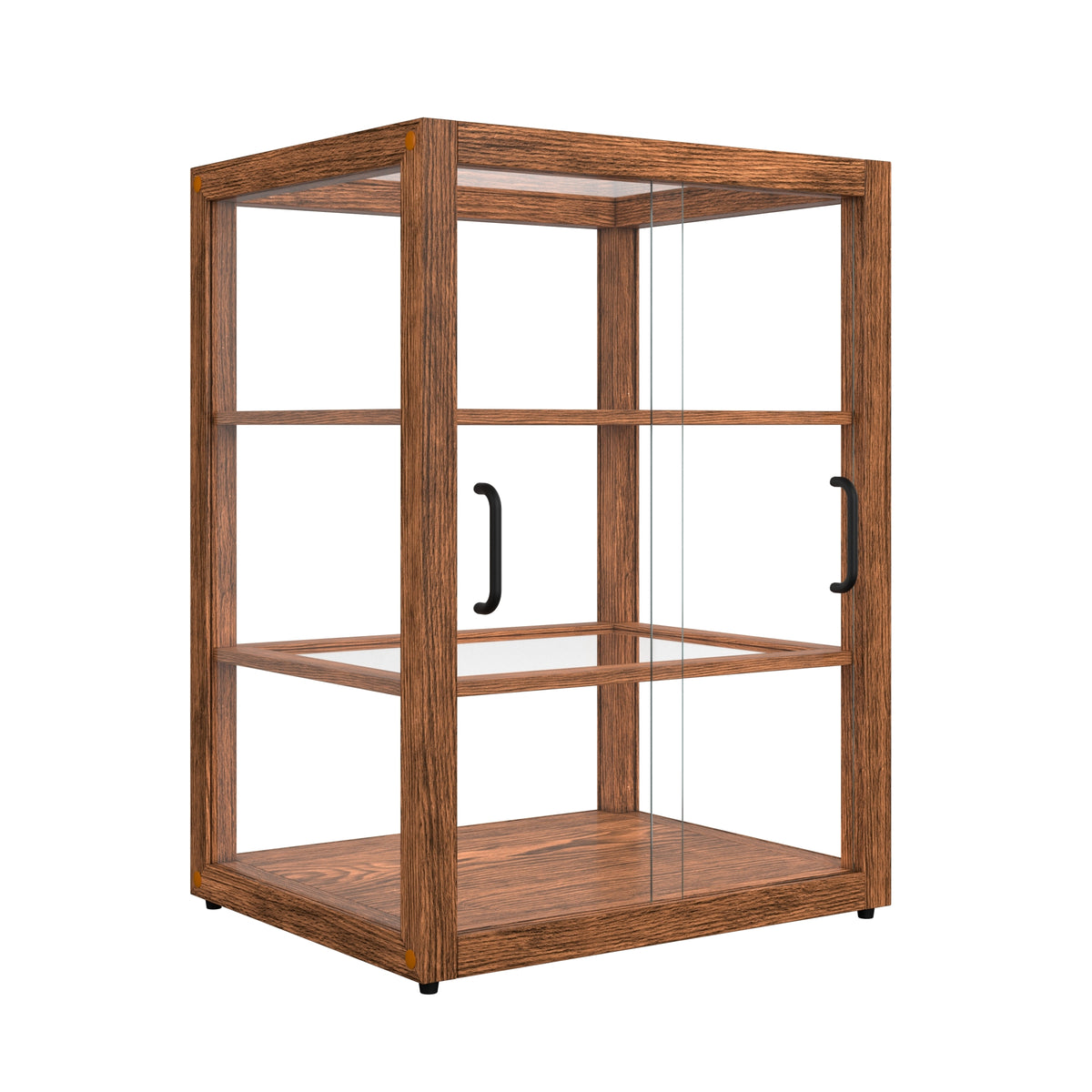 KoolMore KM-BDW-25D 21-Inch Non-Refrigerated Wooden Display Case
