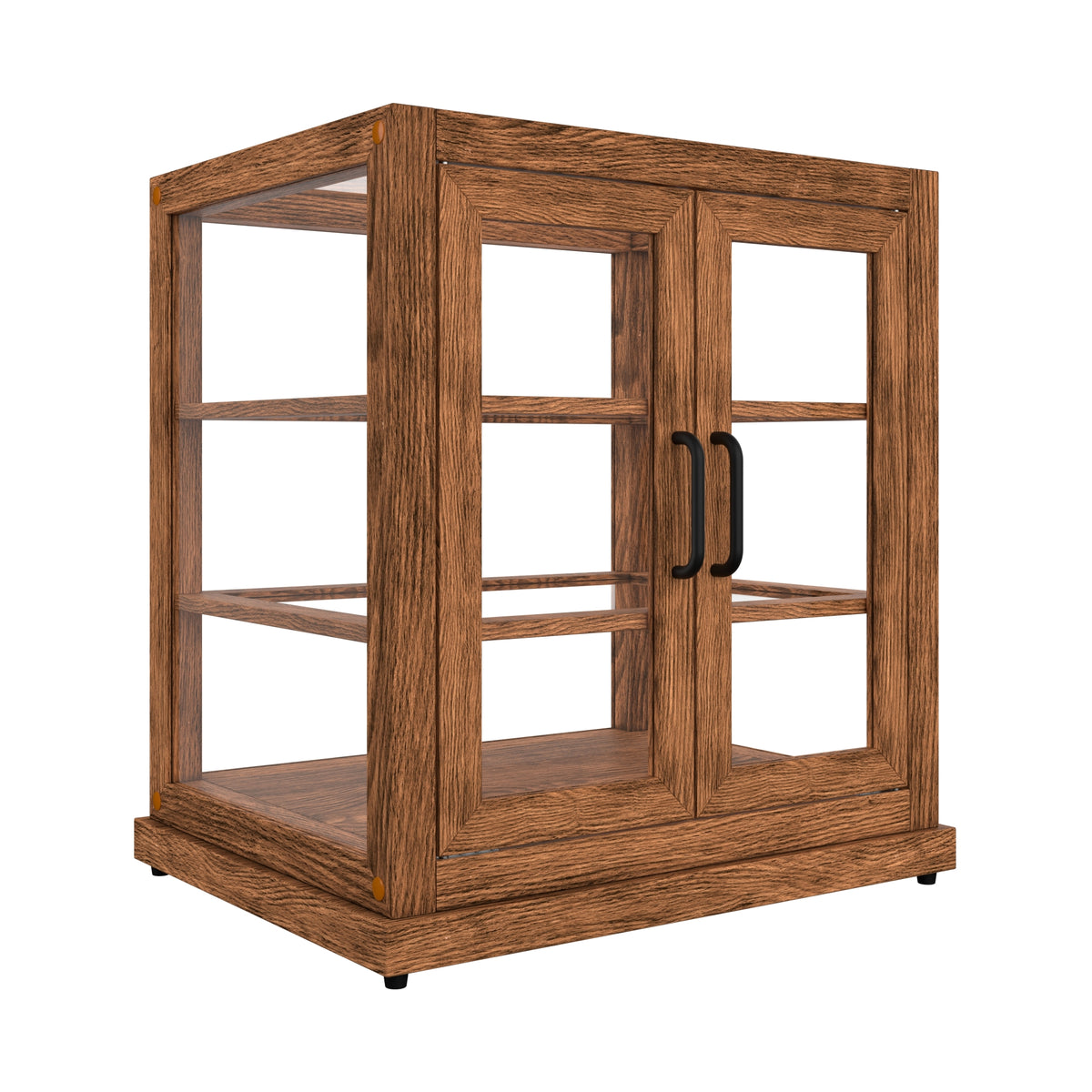 KoolMore KM-BDW-4CUD 25-Inch Non-Refrigerated Wooden Display Case