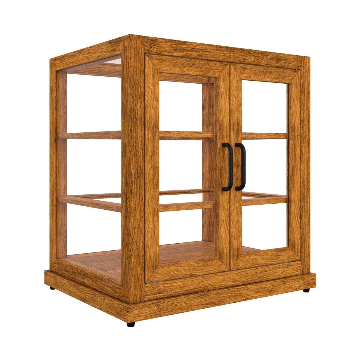 KoolMore KM-BDW-4CUL 25-Inch Non-Refrigerated Wooden Display Case