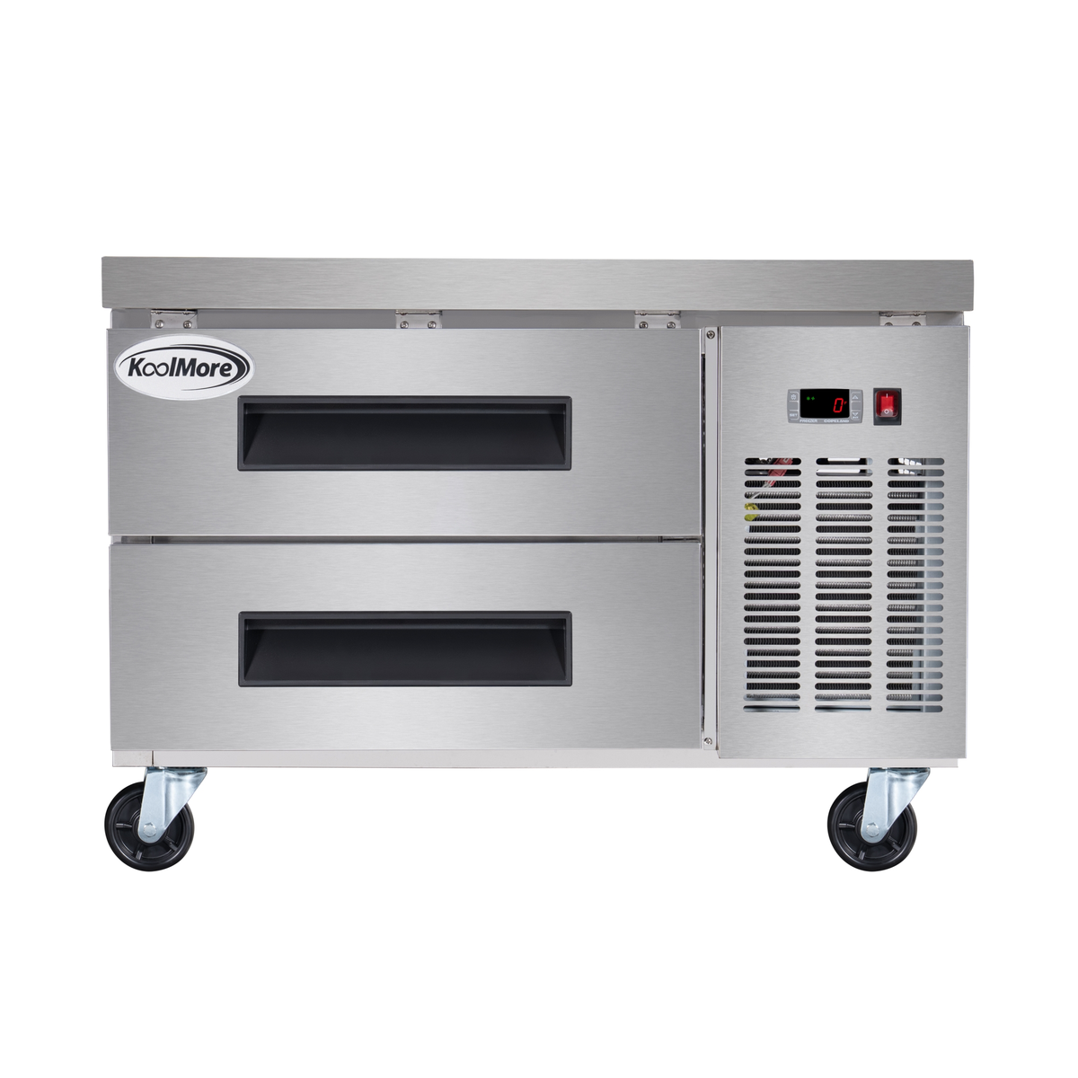 KoolMore KM-BF-362D 36-Inch Refrigerated Chef Base β 2 Drawers, Stainless-Steel