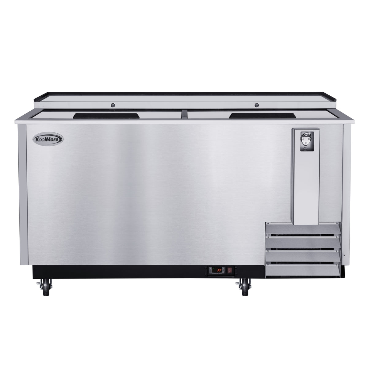 KoolMore KM-BOC65-SS 65-Inch Bottle Cooler β 19 cu. ft., 2 Doors