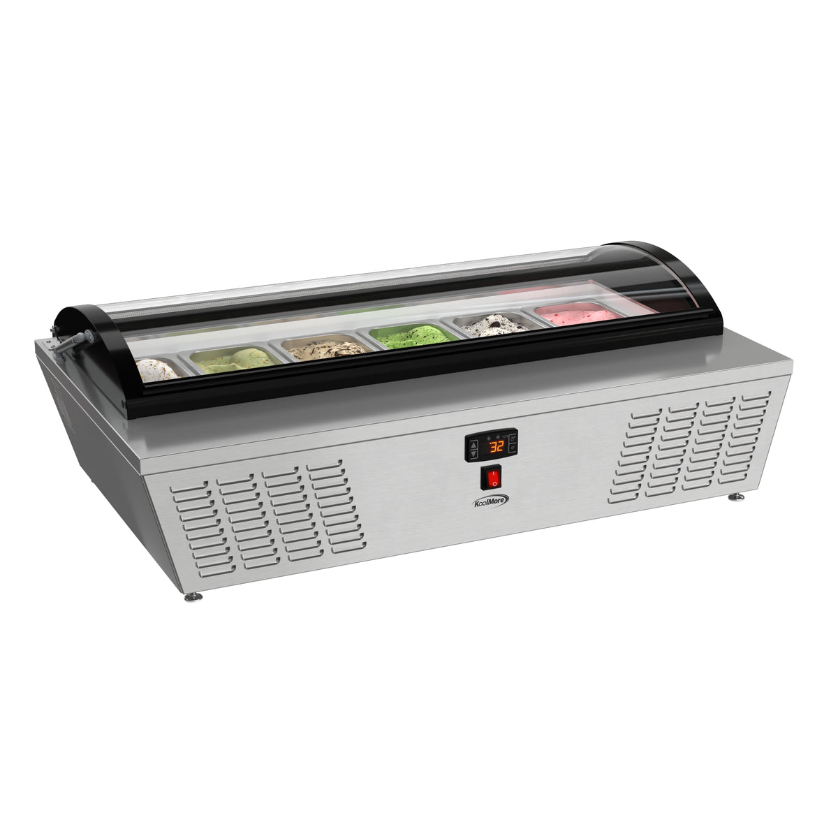 KoolMore KM-CGDR-6P 45-Inch Ice Cream Display Freezer
