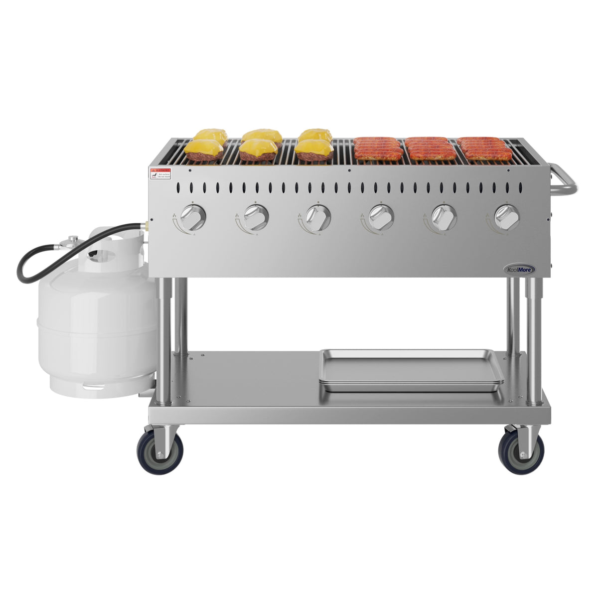 KoolMore KM-CGM-48 48-Inch Outdoor Kitchen Grill — 6 Burners