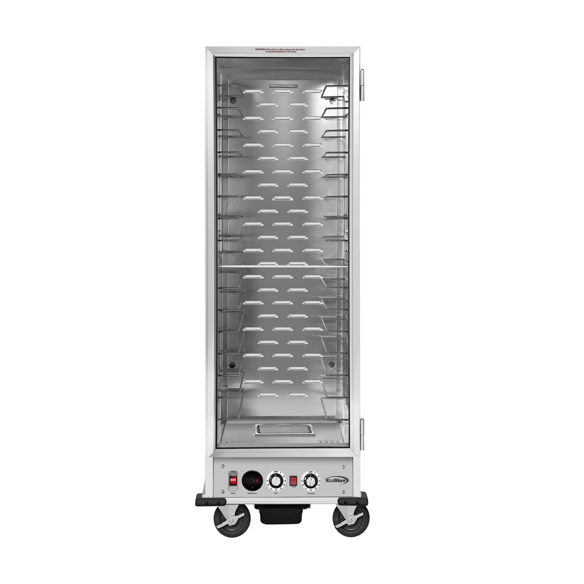 KoolMore KM-CHP36-WNGL 33-Inch Proofing Cabinet β 1 Door, Silver