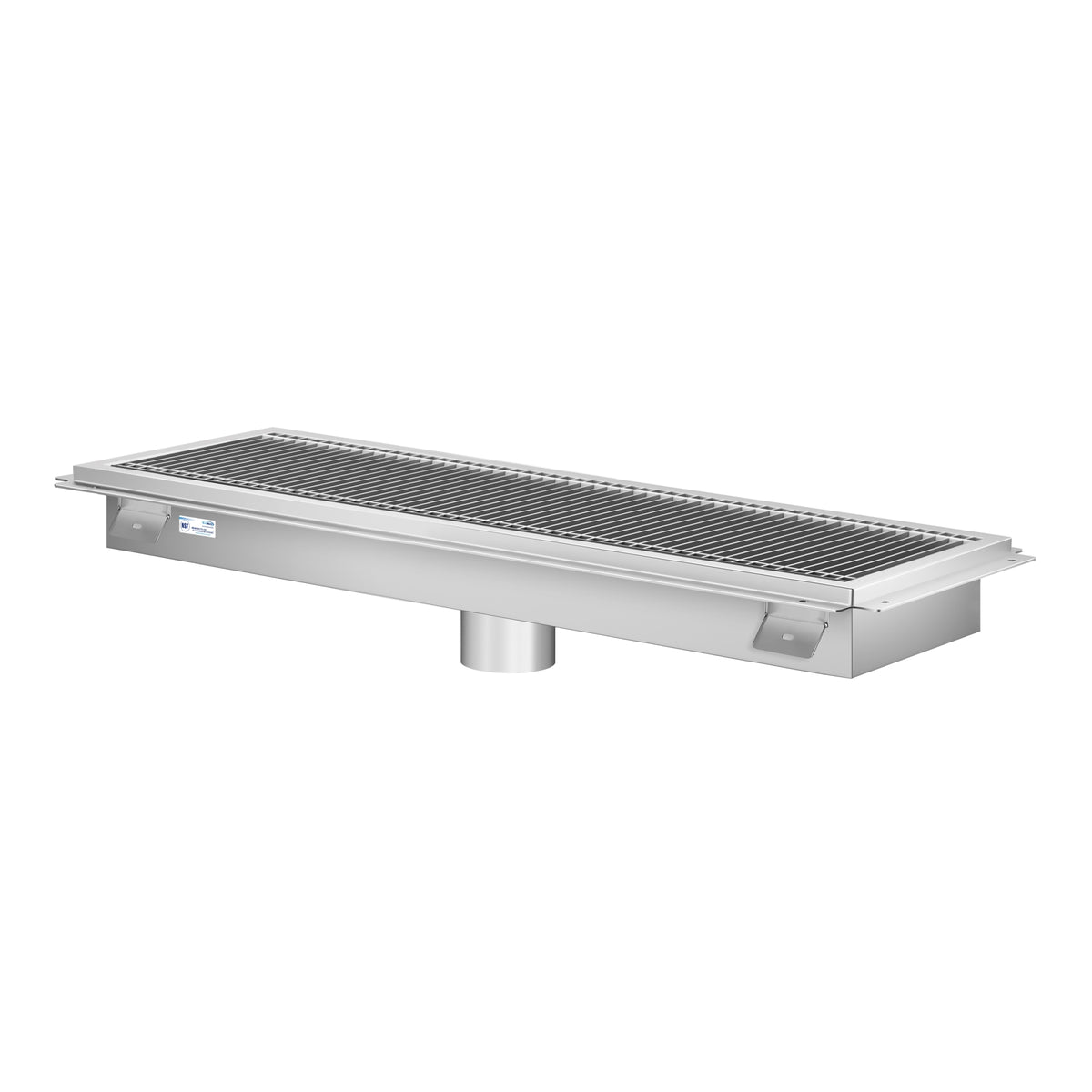 KoolMore KM-FTG-1230 12 x 30-Inch Stainless Steel Floor Trough Drain β Stainless-Steel