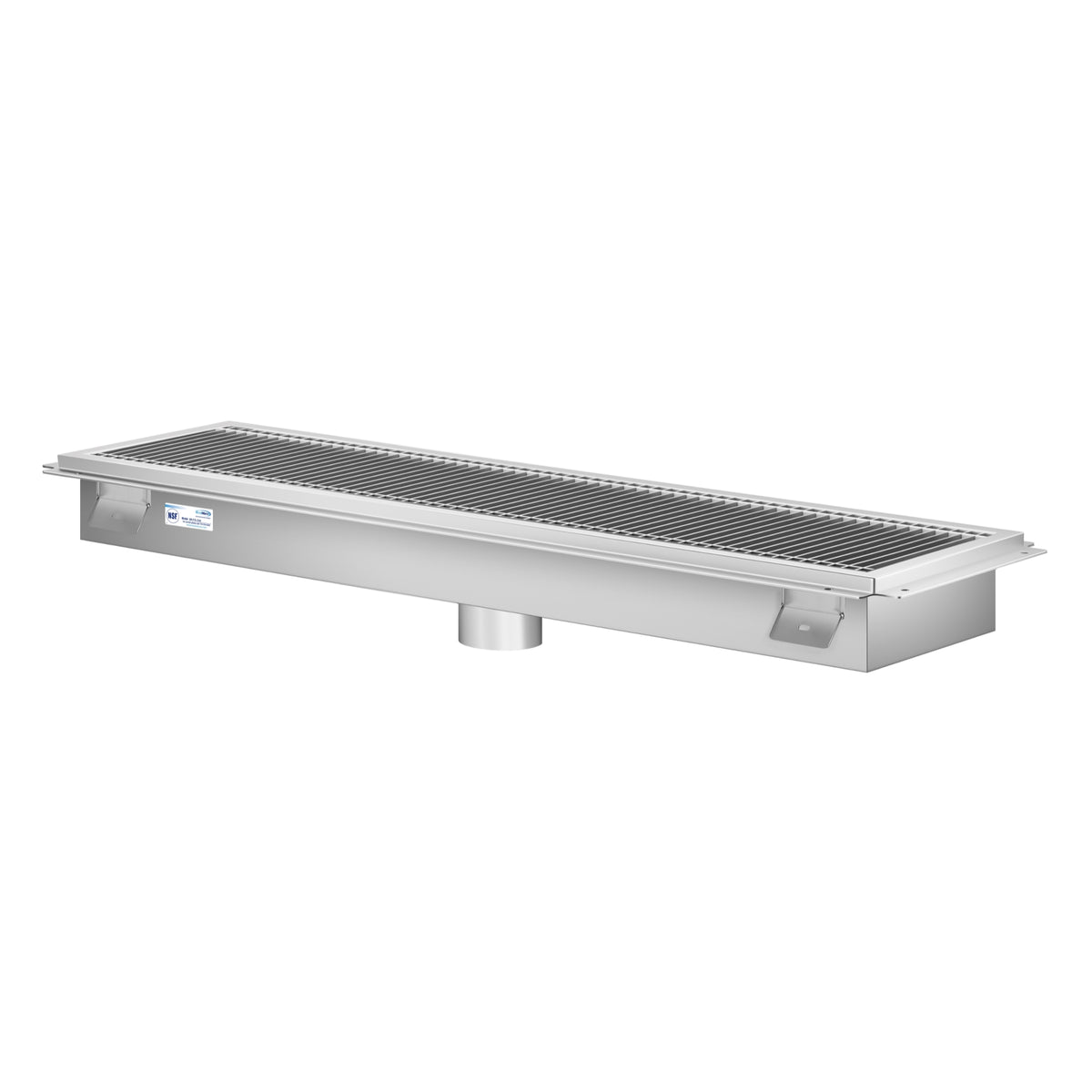 KoolMore KM-FTG-1236 12 x 36-Inch Stainless Steel Floor Trough Drain β Stainless-Steel