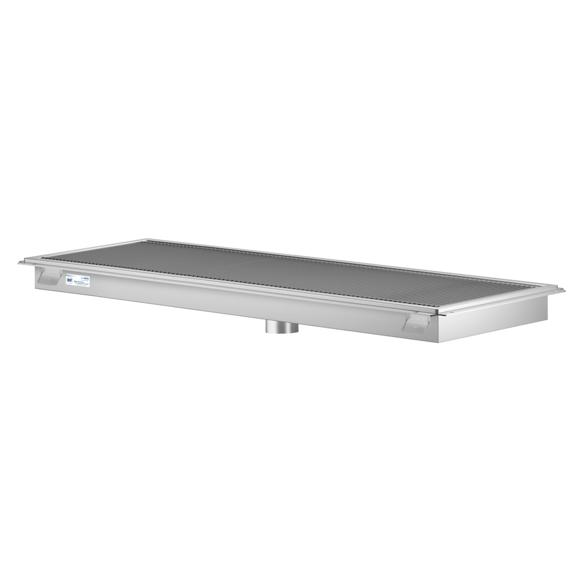 KoolMore KM-FTG-24120 24 x 120-Inch Stainless Steel Floor Trough Drain β Stainless-Steel