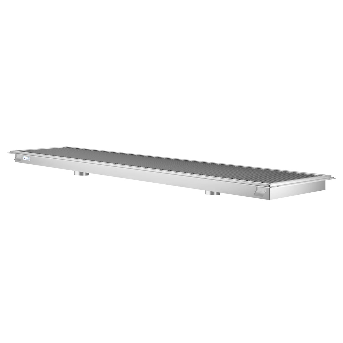 KoolMore KM-FTG-2496 24 x 96-Inch Stainless Steel Floor Trough Drain β Stainless-Steel