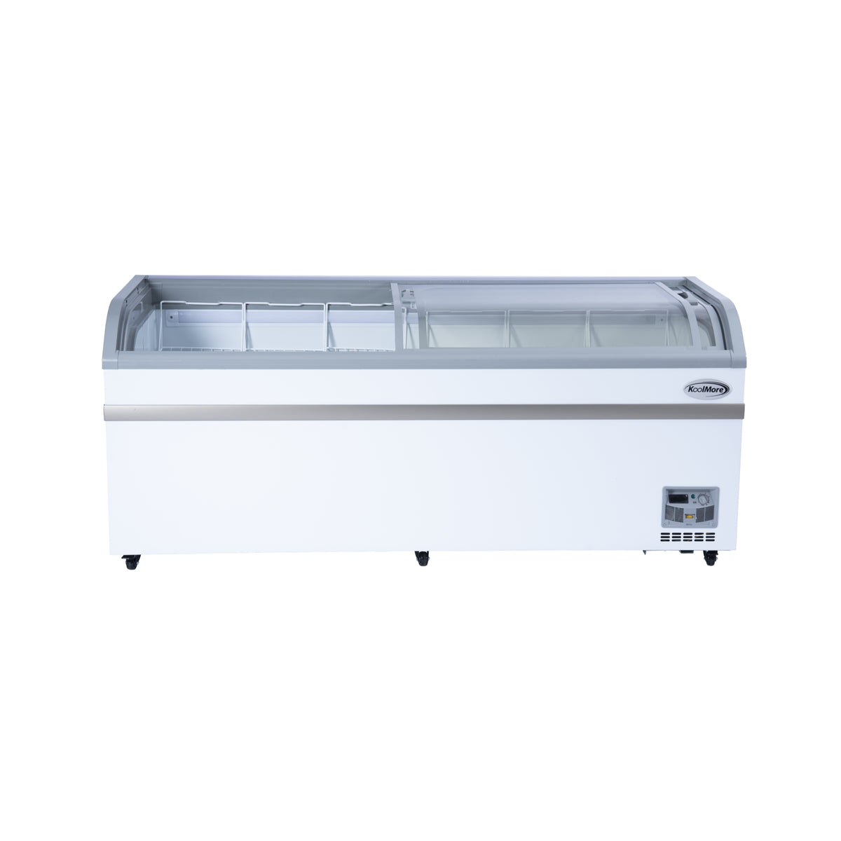 KoolMore KM-ISCF-78MD Chest Freezer — 19 cu. ft., 2 Doors, WHITE