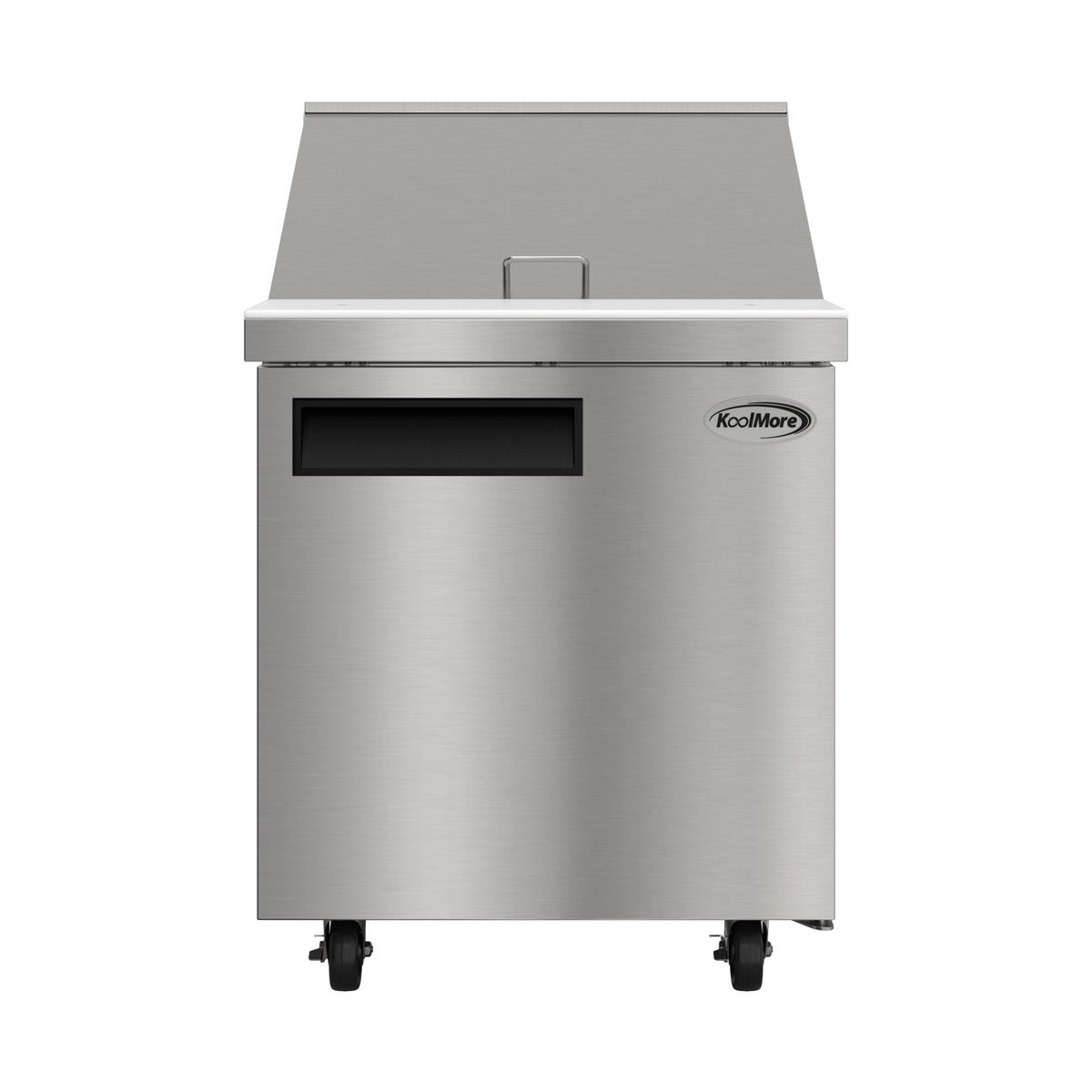 KoolMore KM-MPTR27-1D 27-Inch Sandwich / Salad Prep Table β 8 cu. ft., 1 Door, Stainless Steel