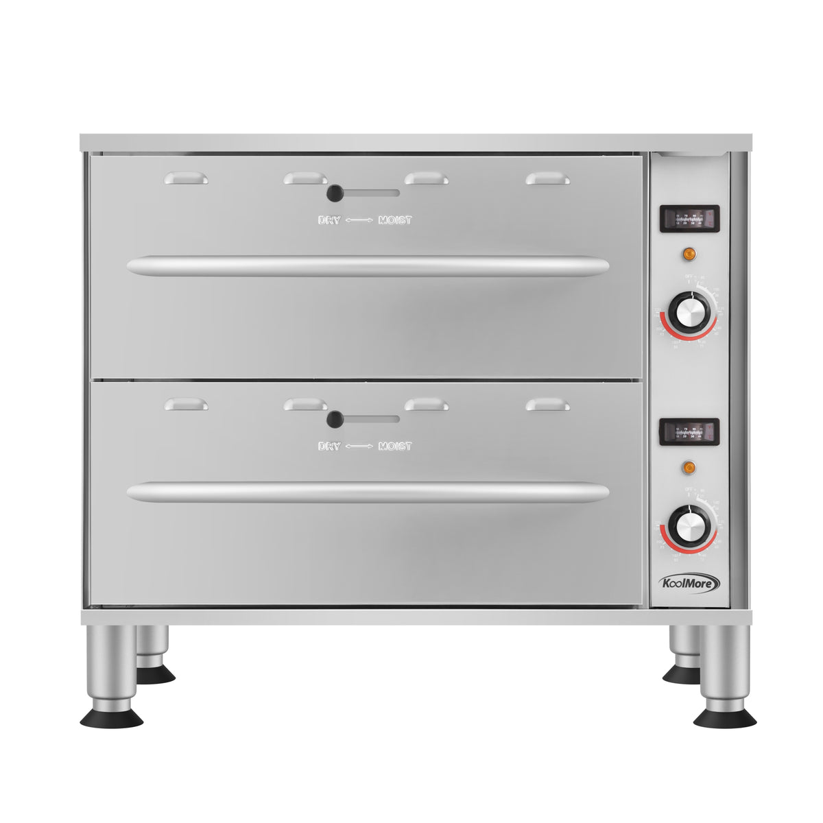 KoolMore KM-WD-M2 Warming Drawer — 2 Drawers, Stainless-Steel