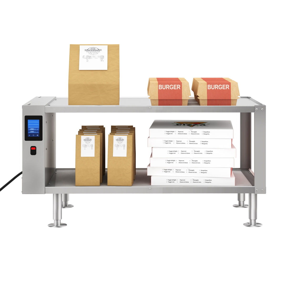 KoolMore KM-WSC-T2 Food Warming Shelf β Stainless-Steel