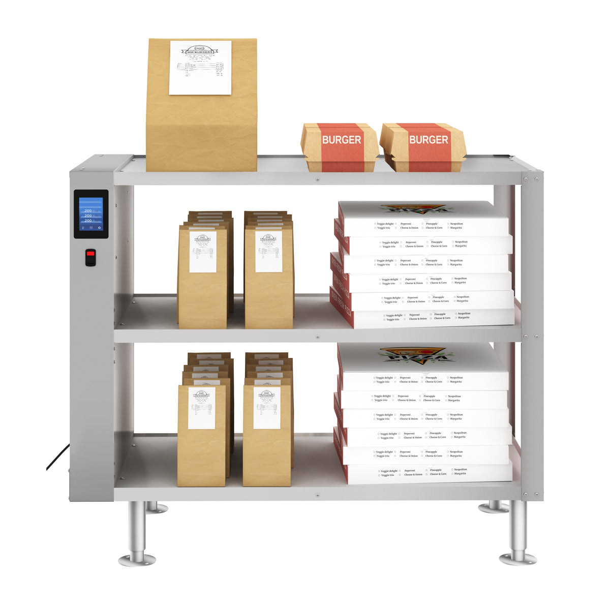 KoolMore KM-WSC-T3 Food Warming Shelf β Stainless-Steel