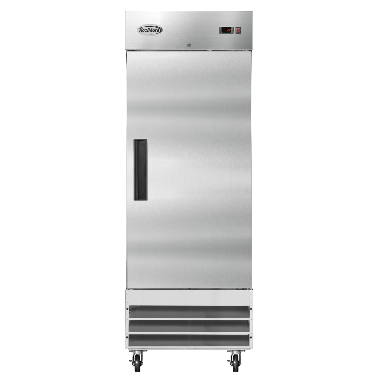 KoolMore RIR-1D-SS 29-Inch Reach-In Refrigerator β 23 cu. ft., 1 Door