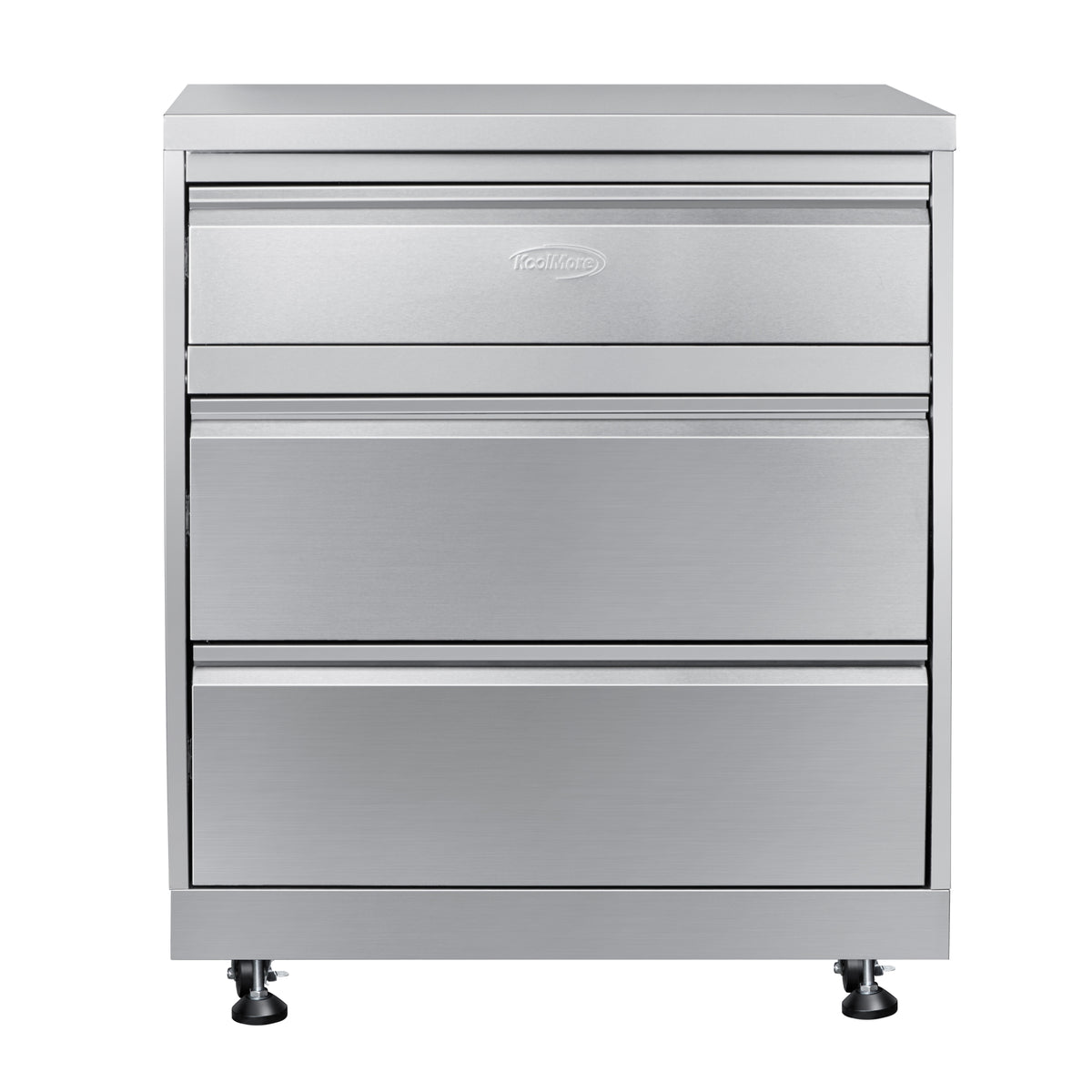 KoolMore KM-OKS-CAB3 32-Inch Outdoor Kitchen Storage Cabinet β 3 Drawers