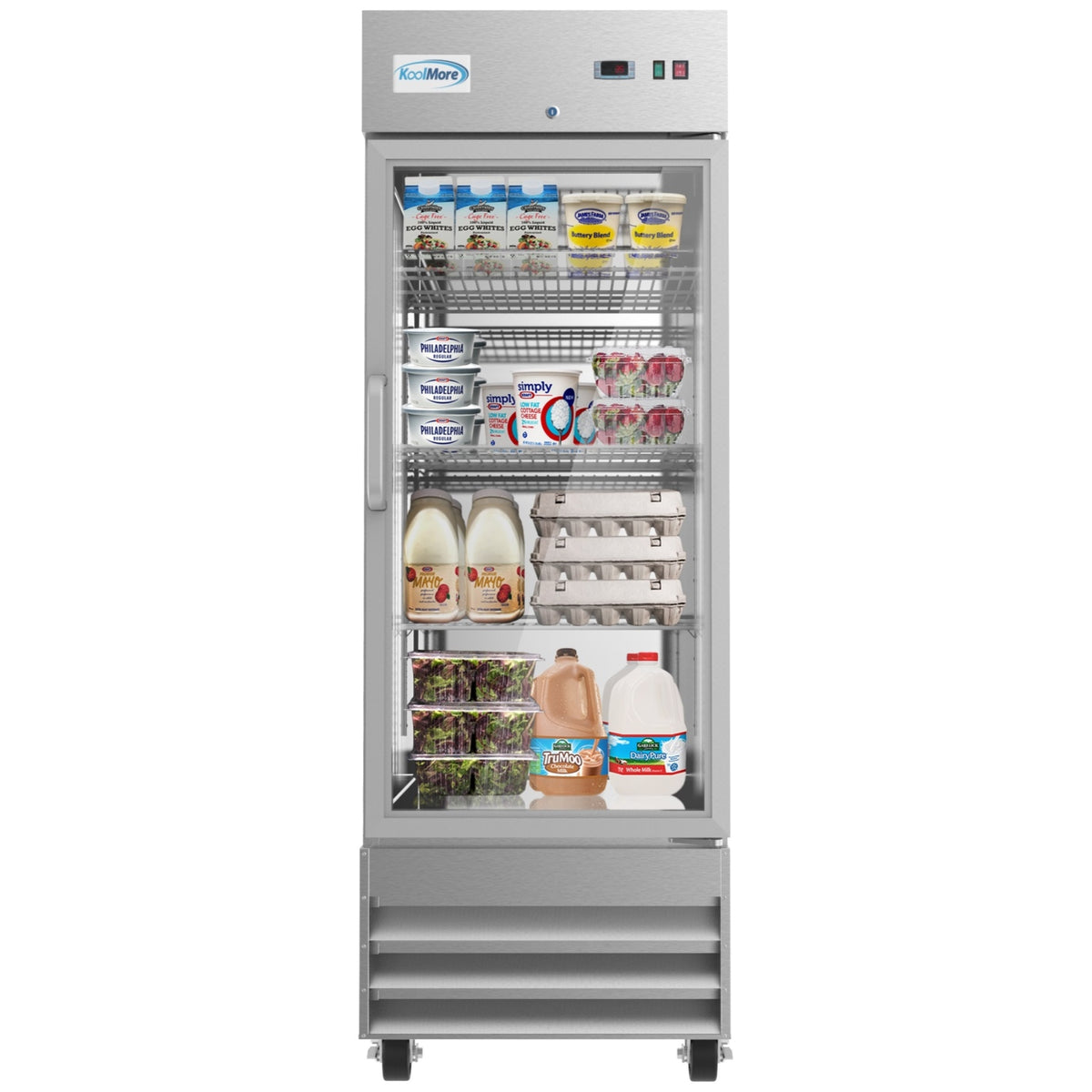 KoolMore RIR-1D-GD 29-Inch Reach-In Refrigerator β 21 cu. ft., 1 Door