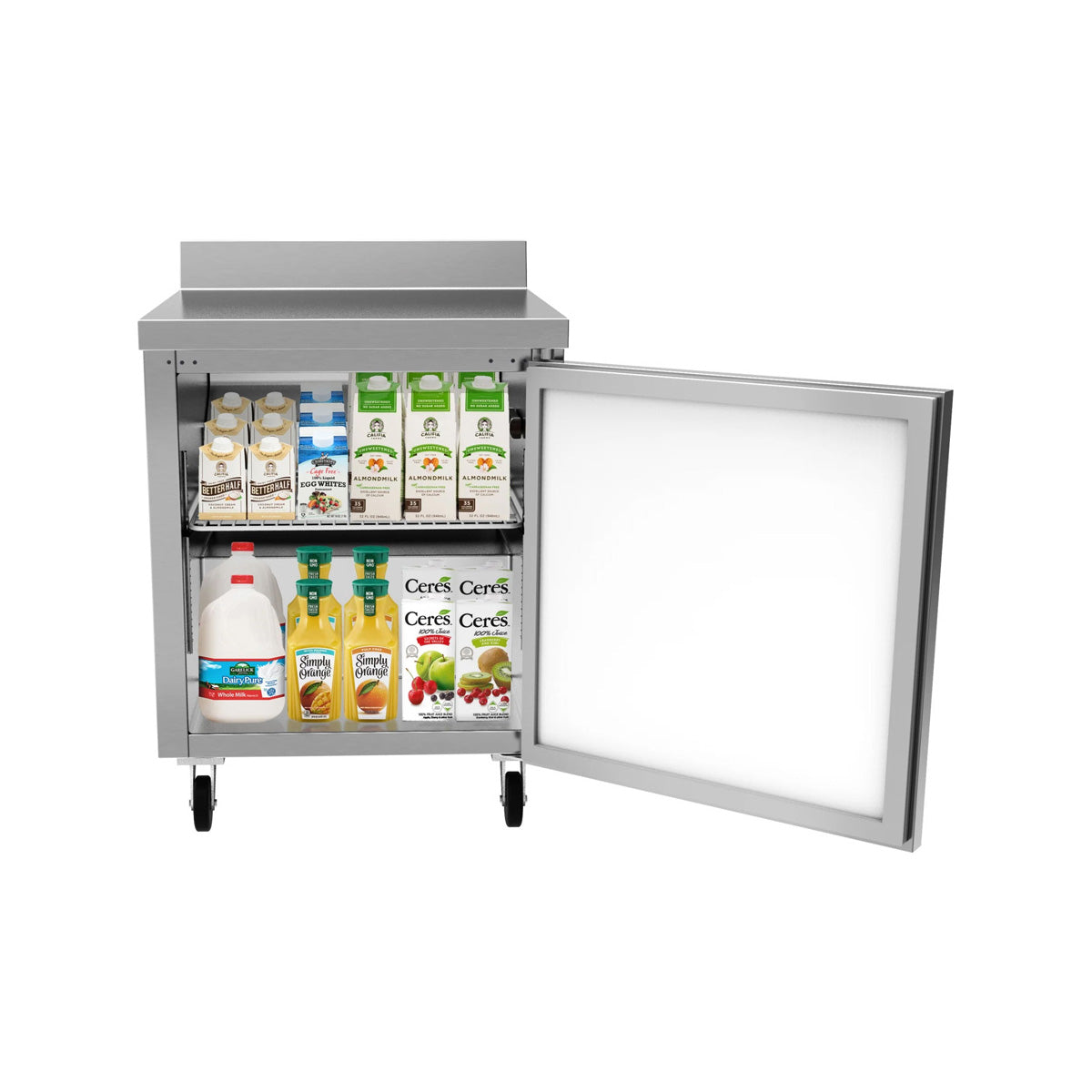 KoolMore RWT-1D-6C 27-Inch Worktop Refrigerator — 6.3 cu. ft., 1 Door