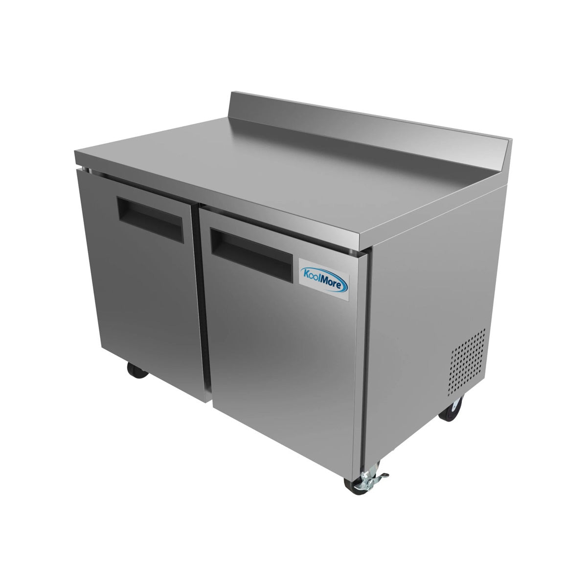 KoolMore RWT-2D-12C 48-Inch Worktop Refrigerator — 12 cu. ft., 2 Doors