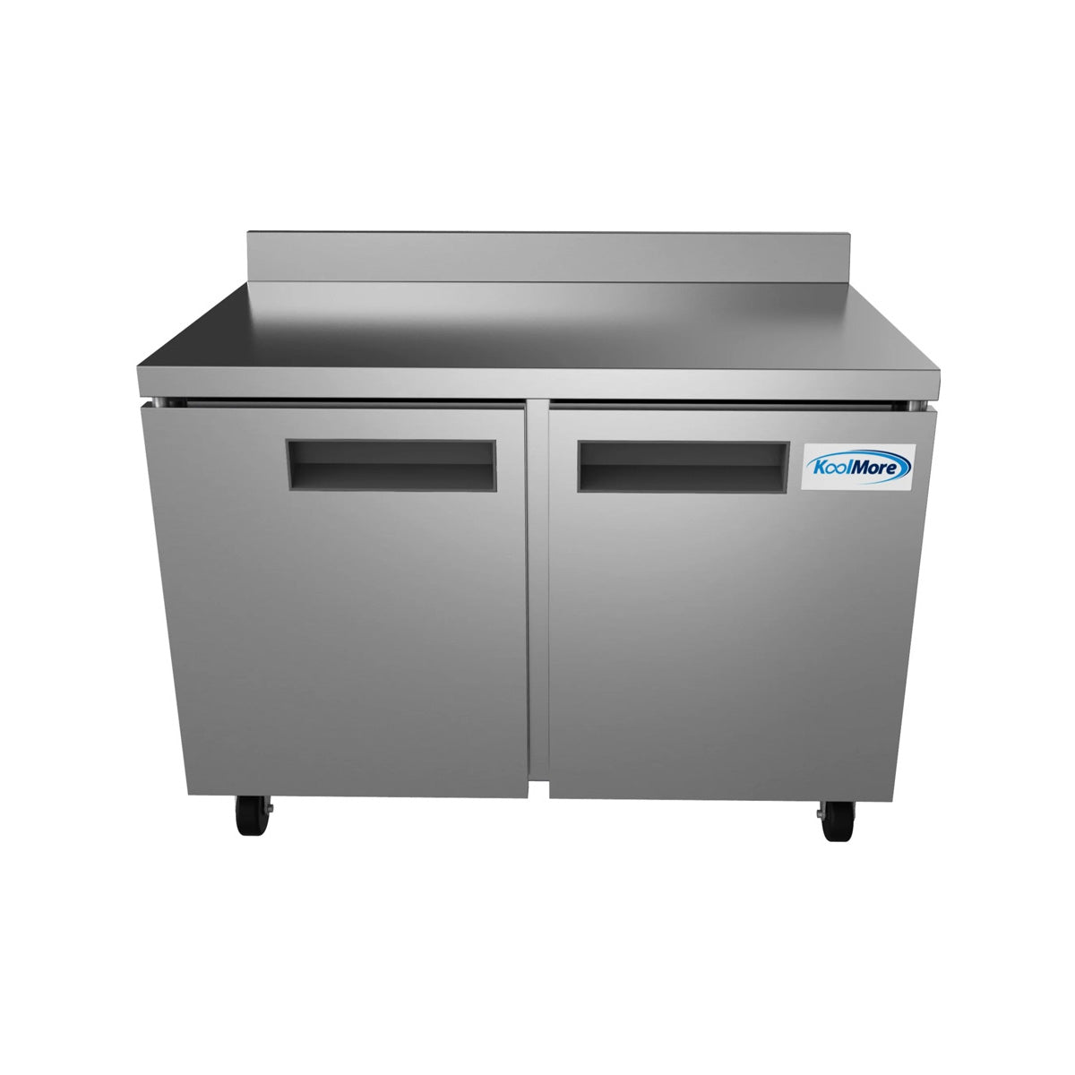 KoolMore RWT-2D-12C 48-Inch Worktop Refrigerator — 12 cu. ft., 2 Doors