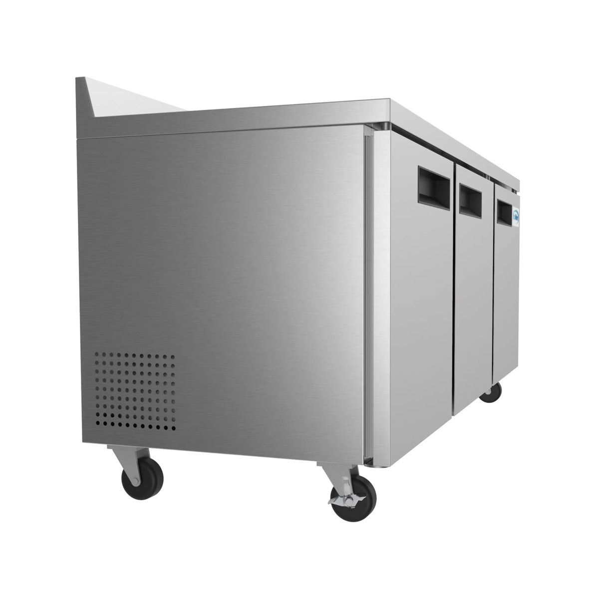 KoolMore RWT-3D-16C 72-Inch Worktop Refrigerator — 16.9 cu. ft., 3 Doors
