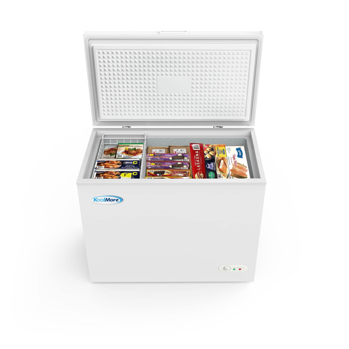 KoolMore SCF-7C 37-Inch Chest Freezer — 7 cu. ft., 1 Door, White