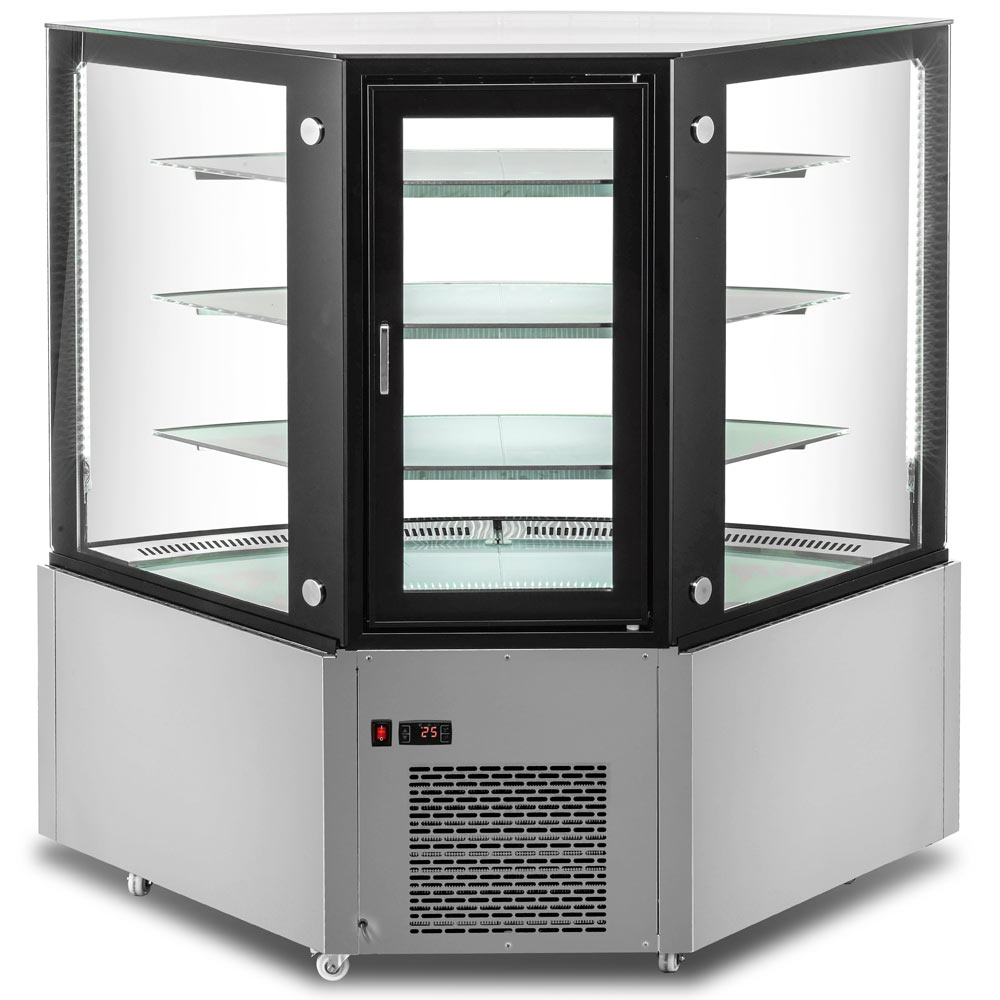 Marchia MBT-ST-C Corner Refrigerated Bakery Display Case