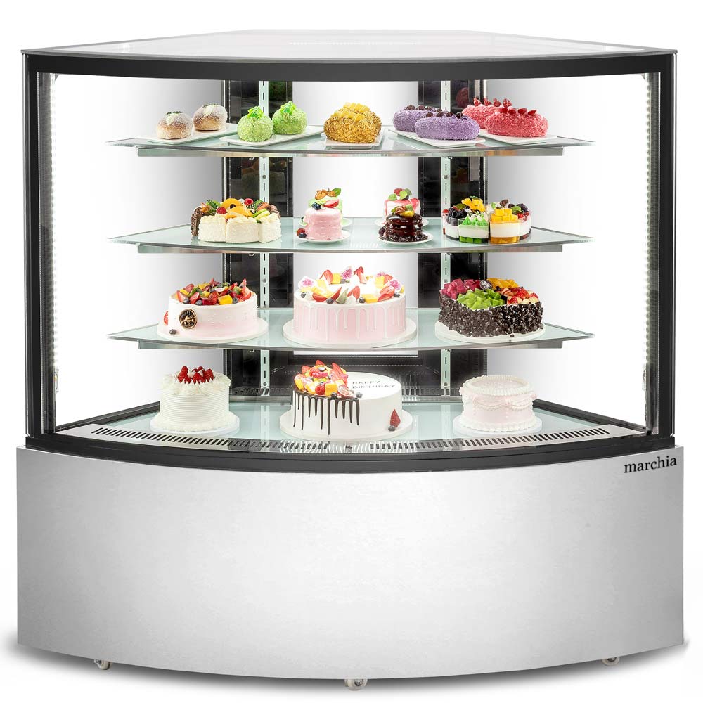 Marchia MBT-ST-C Corner Refrigerated Bakery Display Case
