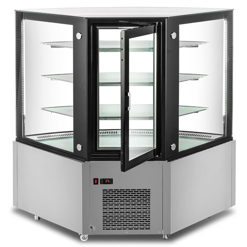 Marchia MBT-ST-C Corner Refrigerated Bakery Display Case