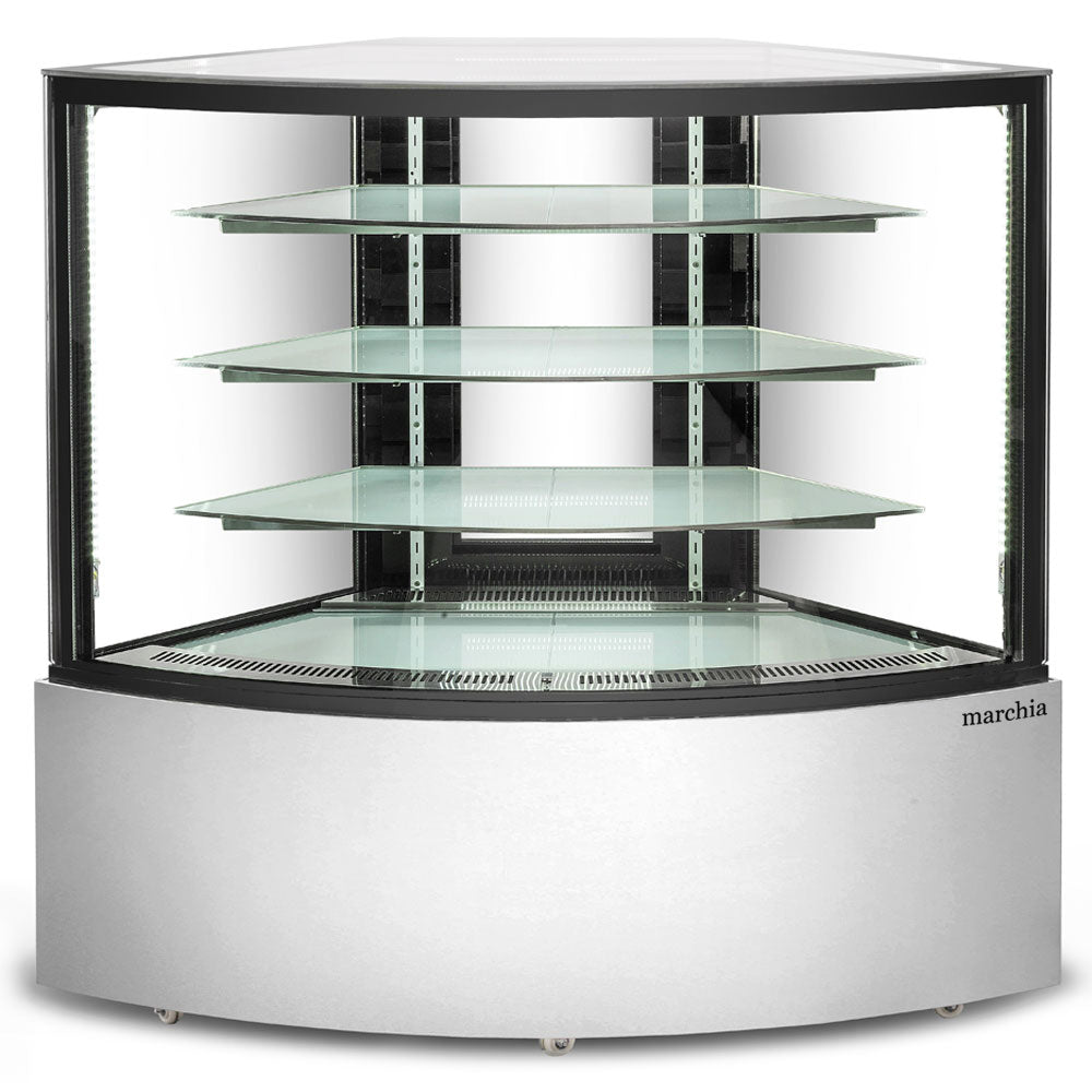 Marchia MBT-ST-C Corner Refrigerated Bakery Display Case
