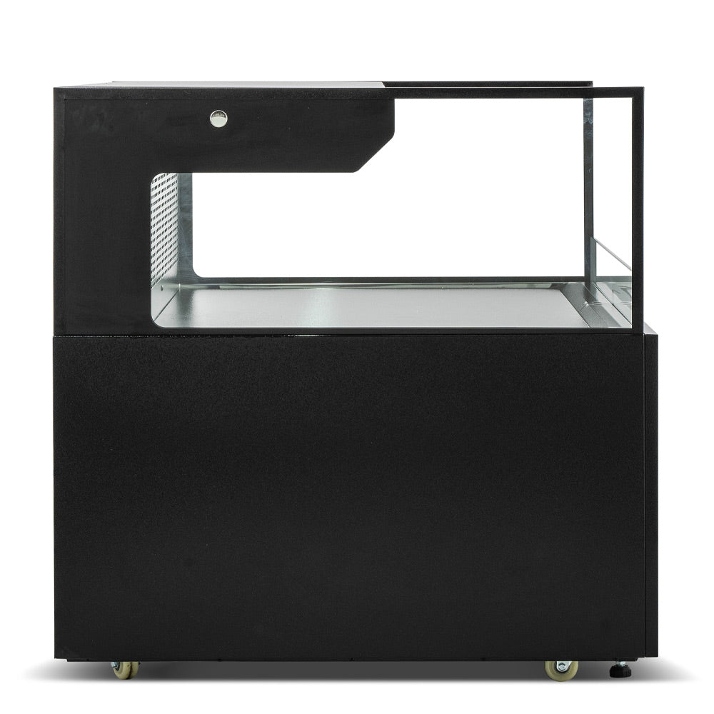 Marchia MDS120 48" Low Profile Black Horizontal Open Display Case