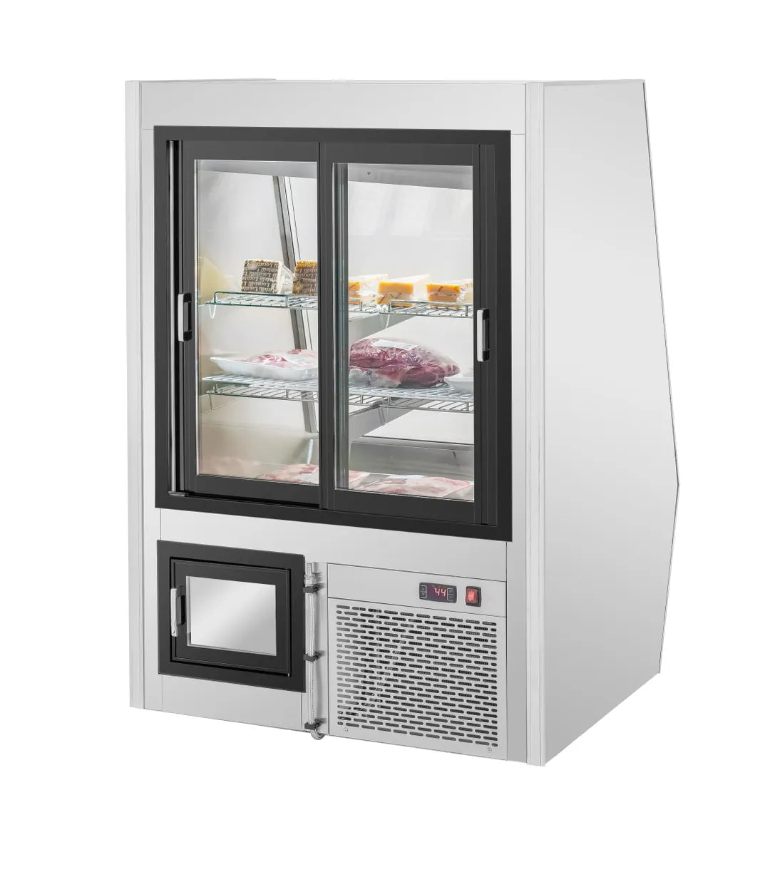 3 Foot Interchangeable Meat/Fish/Deli Case, Flat Glass Front C-DS-3