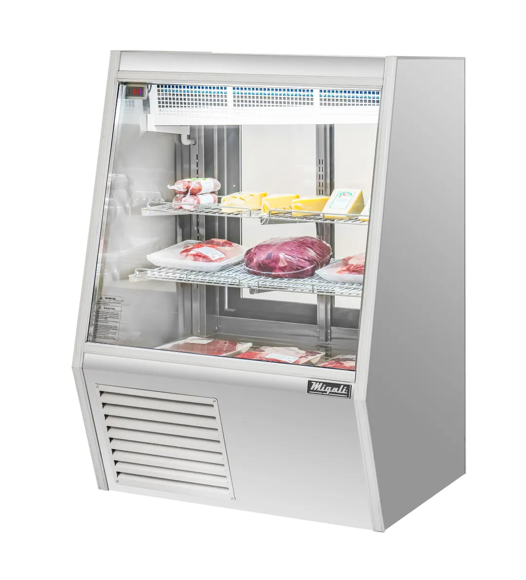3 Foot Interchangeable Meat/Fish/Deli Case, Flat Glass Front C-DS-3